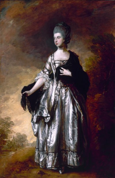 Isabella, Viscountess Molyneux, later Countess of Sefton by Thomas Gainsborough